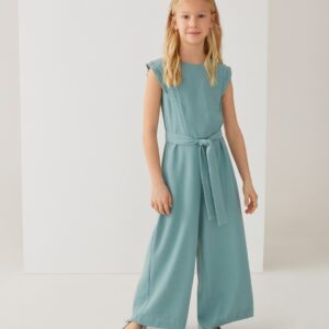 Mono de ceremonia de niña con jaretas