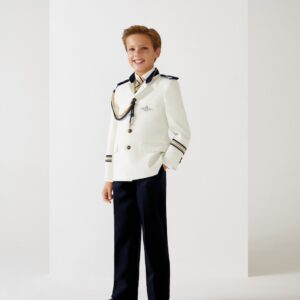 Traje de comunión almirante clásico de niño GORGONIA